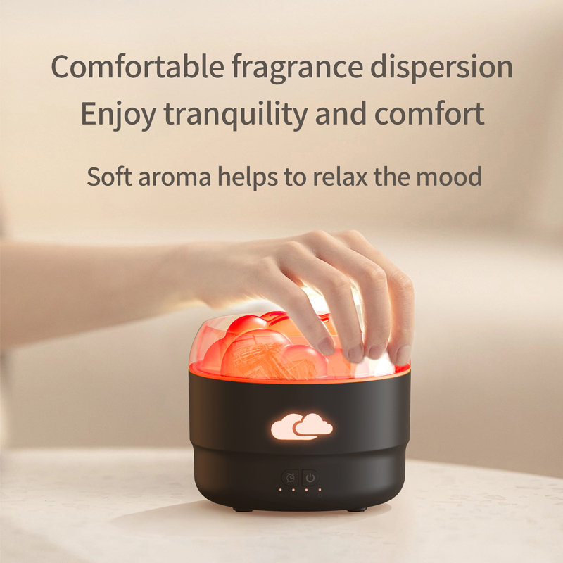 167 Cloud Aroma Diffuser Manufacturer, 280ml Humidifier with Colorful Flowing Light