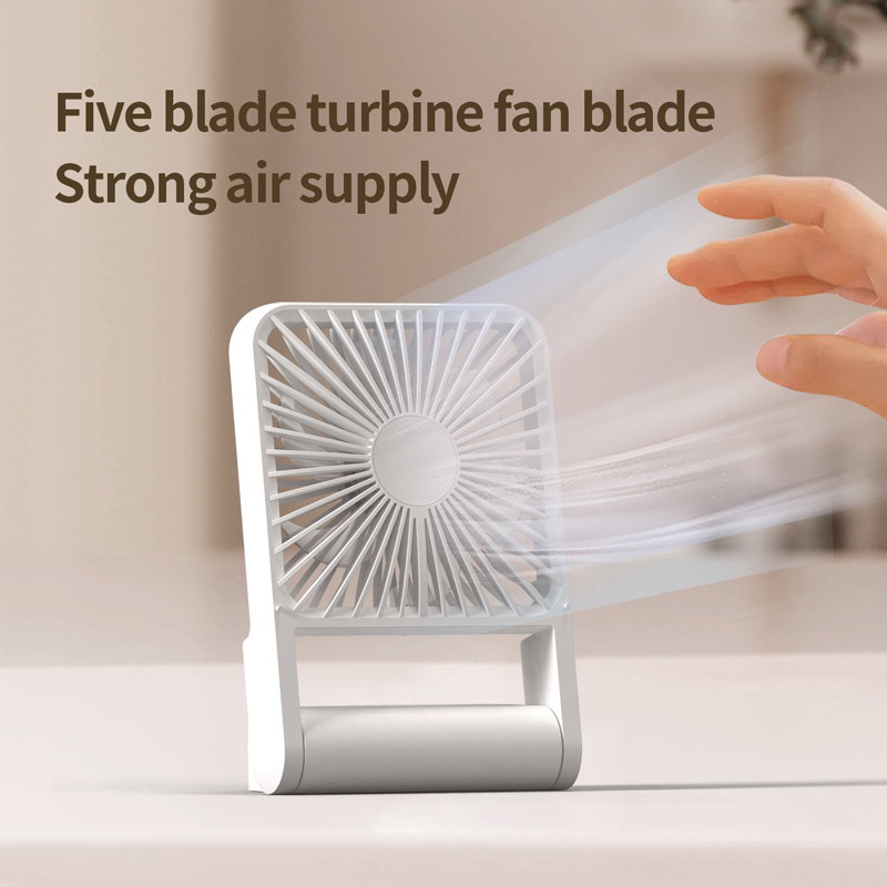 Model 123 Versatile Desk Fan, OEM/ODM Supported, Wide-Angle Adjustable Airflow