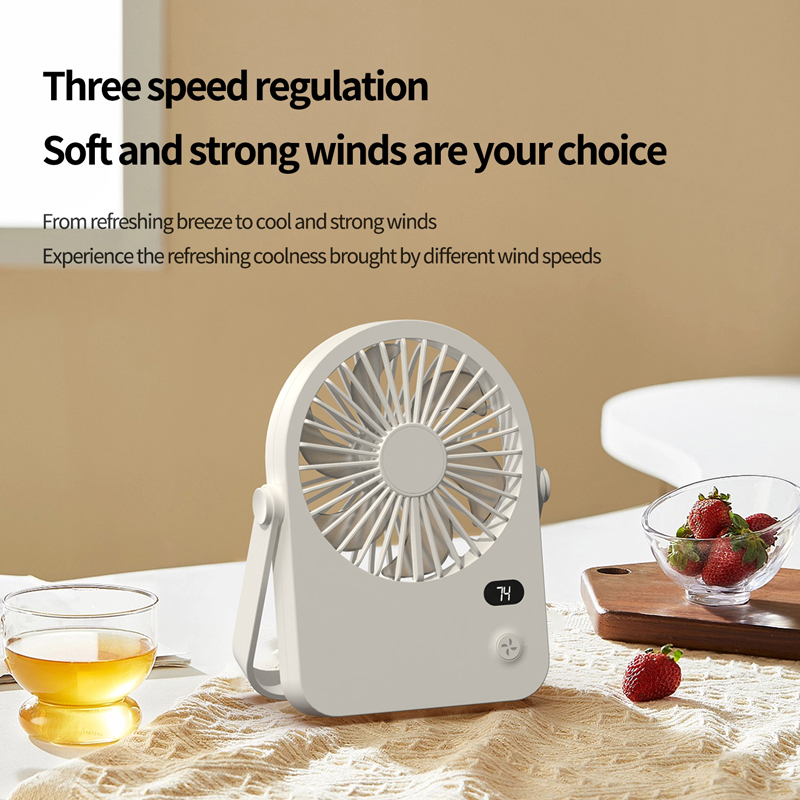 Model 181 Ultra-Thin Stylish Fan, OEM/ODM Supported, White/Pink/Cream Options