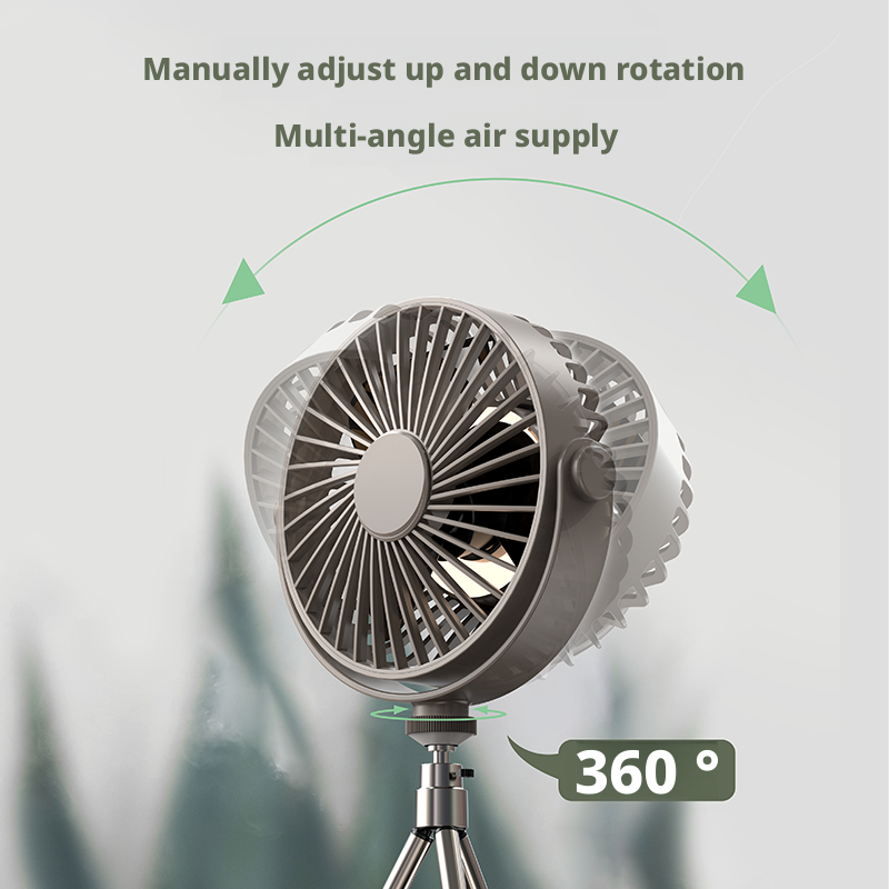 Model 926B 3-Color Portable Fan, OEM/ODM Supported, with 2000mAh Battery