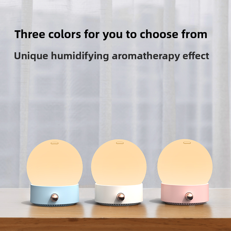 828 Night Light Aroma Diffuser Manufacturer, 350ml Humidifier with Globe Lamp Design