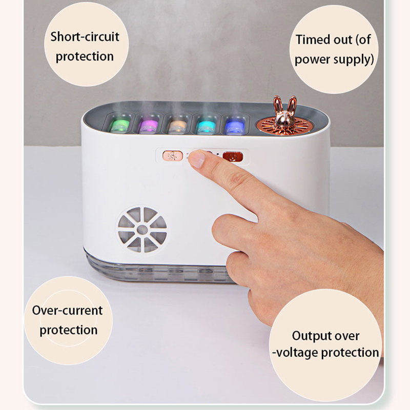 LA-0649 Rhythm Sensing Fountain Aroma Humidifier Manufacturer, 700ml Large-Capacity