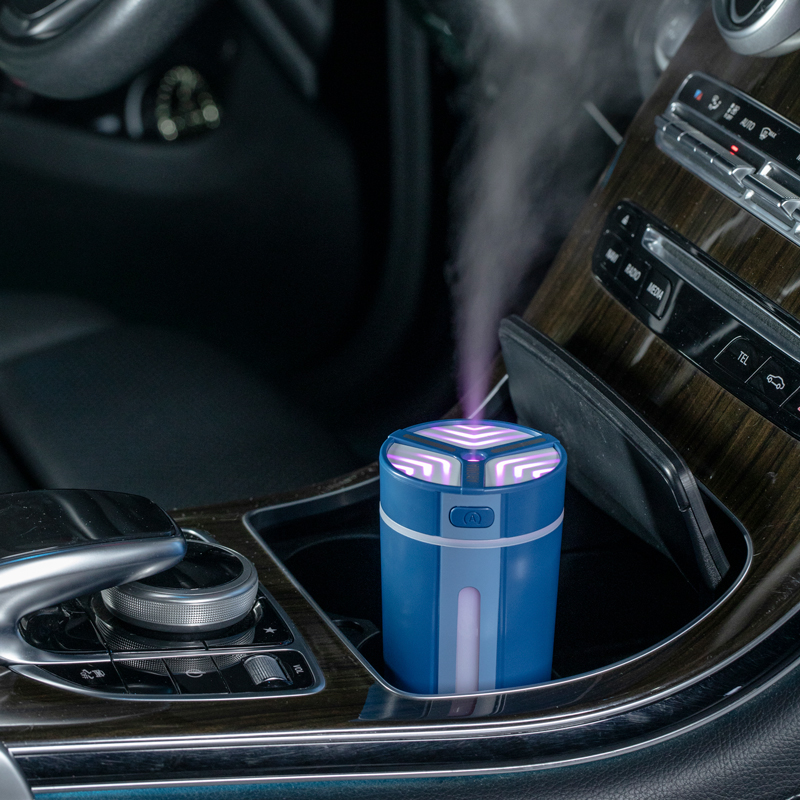 LA-0640 Aroma Humidifier, OEM/ODM Supported, 2-in-1 Car Humidifier & Air Purifier