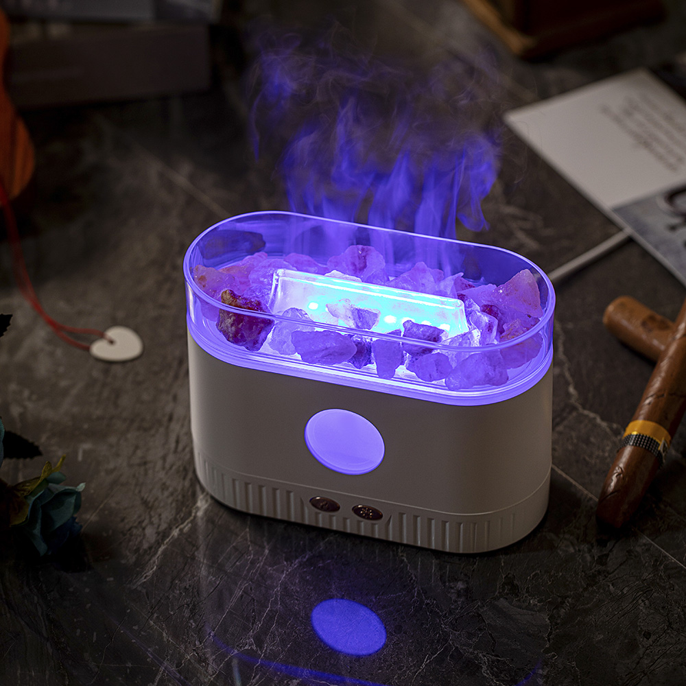 LA-0630-3 Crystal Rock Aroma Humidifier Manufacturer, Himalayan Salt Stone Design