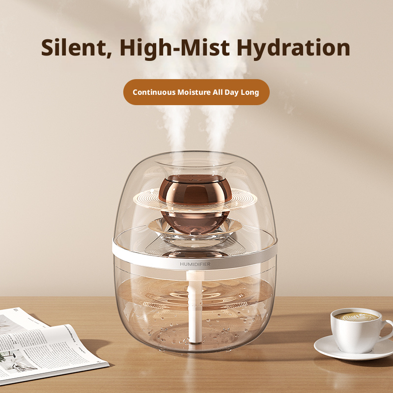 K30 Dual Nozzle Humidifier Manufacturer, 3L Large Transparent Tank