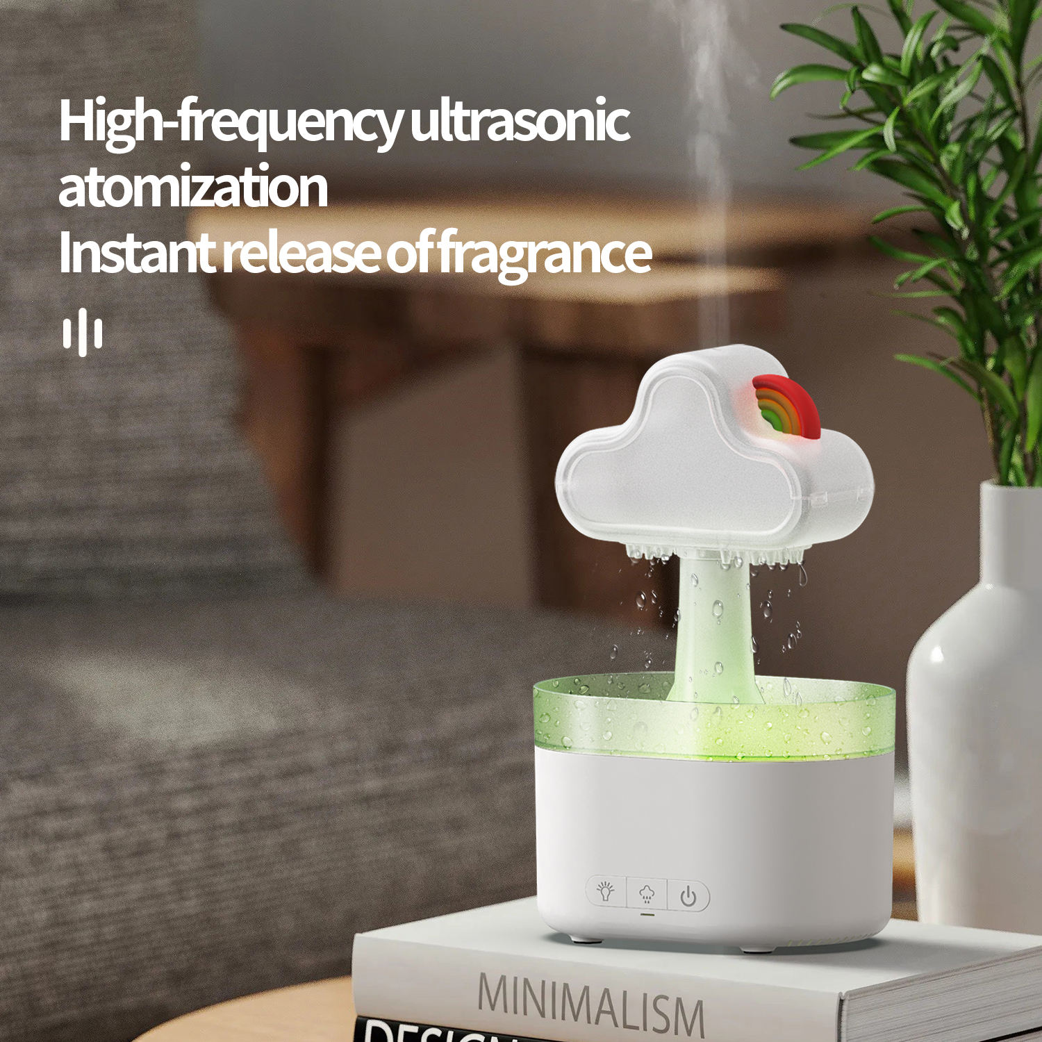 Model 132 Cloud & Rainbow Aroma Diffuser Manufacturer, 500ml Plug-In Humidifier