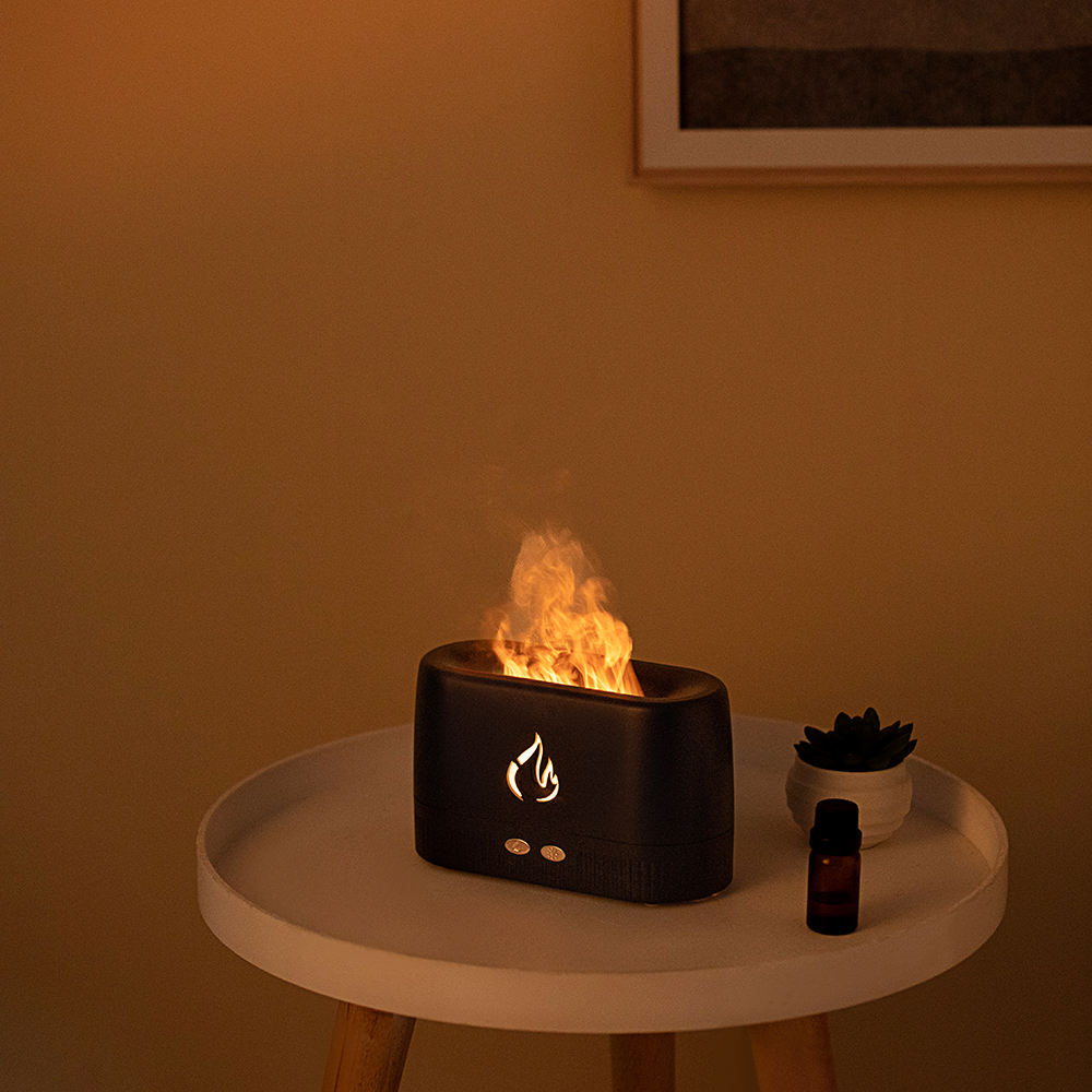 Model LA-0630 Warm Flame Aroma Diffuser Manufacturer, 200ml with Fire Effect Light