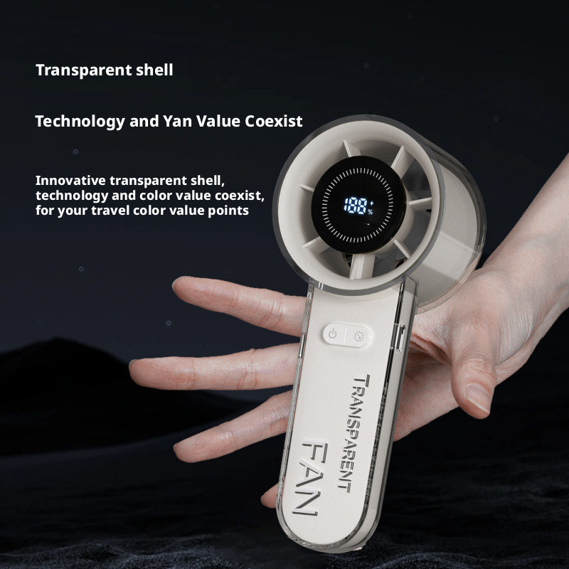 Model HX-F320 USB Rechargeable Handheld Fan, OEM/ODM Supported, Personal Cooling Fan for Summer