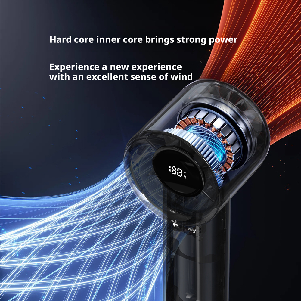 Model HX-F360 USB Rechargeable Handheld Fan, OEM/ODM Supported, Personal Cooling Fan for Summer