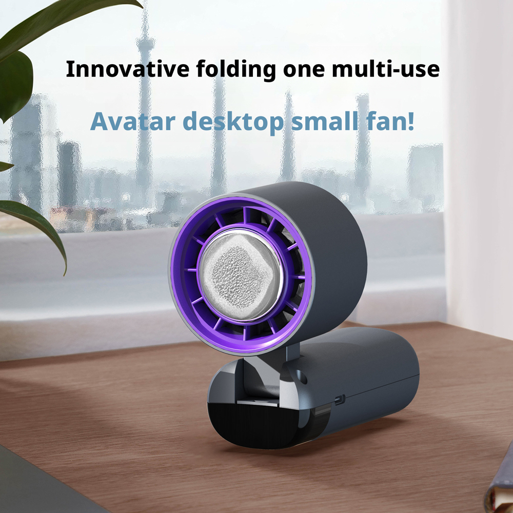Model HX-F325 USB Rechargeable Handheld Fan, OEM/ODM Supported, Personal Cooling Fan for Summer
