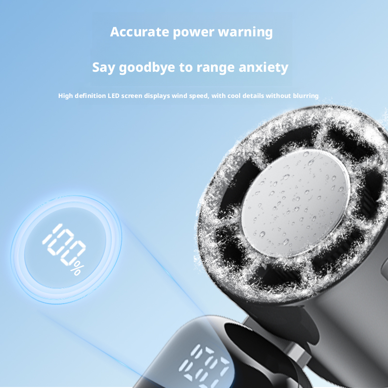Model S19 Foldable Handheld Fan, OEM/ODM Supported, with Complete Accessories