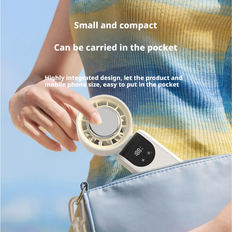 Model HX-F330 USB Rechargeable Handheld Fan, OEM/ODM Supported, Personal Cooling Fan for Summer