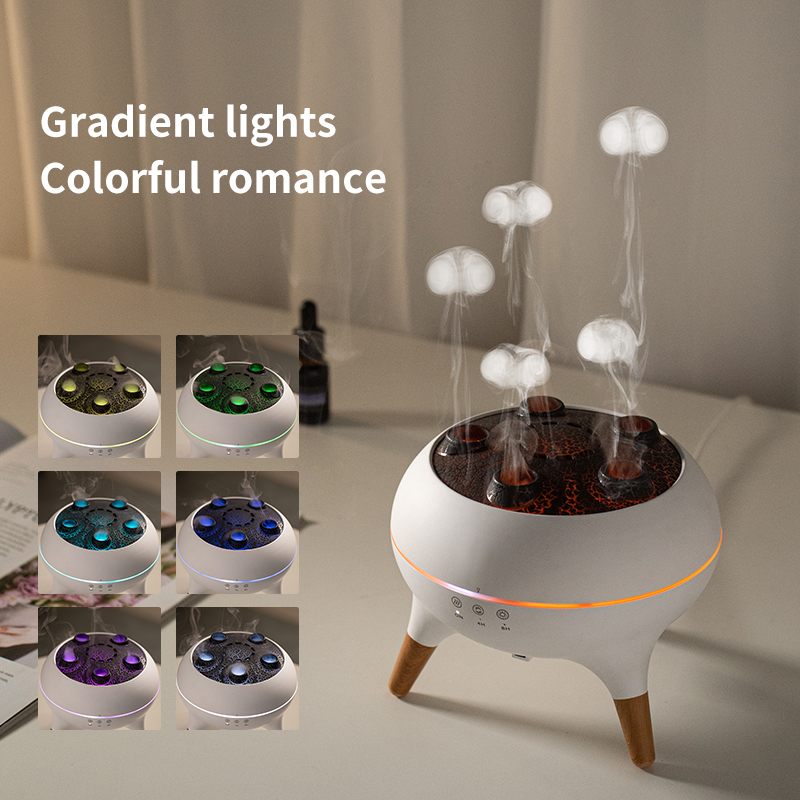 290 Jellyfish Aroma Diffuser Manufacturer, 250ml Humidifier with Remote & Colorful Light