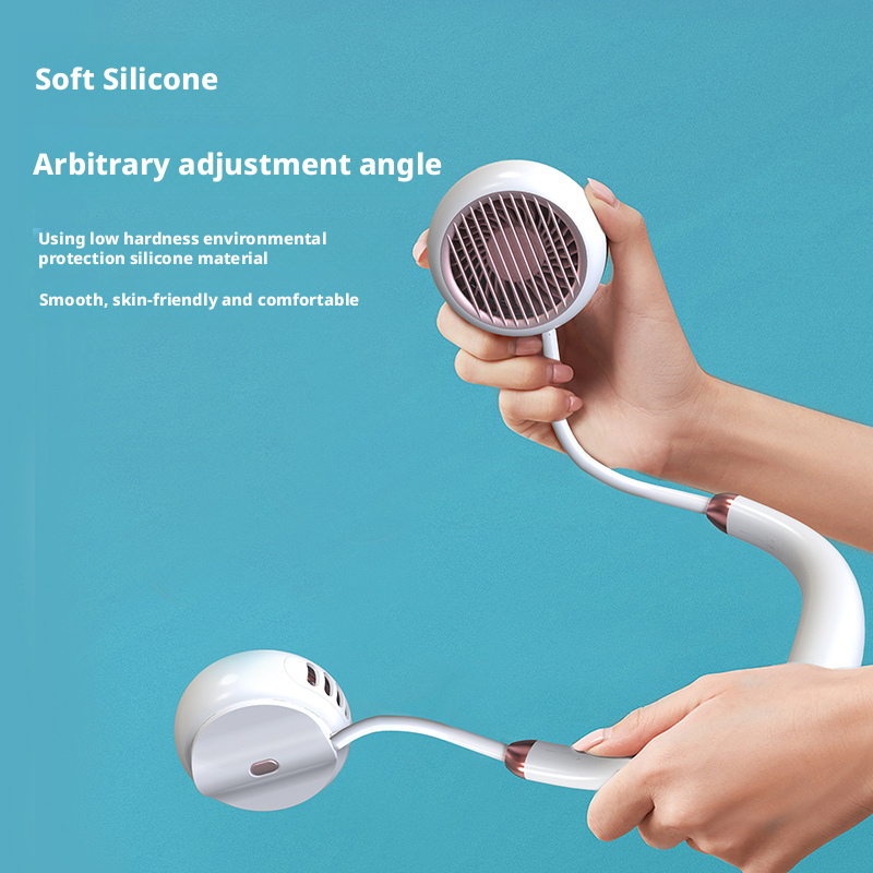 Model HX-923 Battery-Powered Neck Fan Manufacturer, 2000mAh Battery, 2 Colors Available