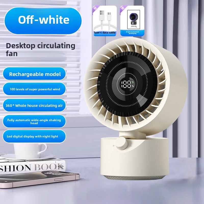 Model HX-F309 Gentle Airflow Desk Fan Supplier, Bulk Orders Supported, Muted & Comfortable