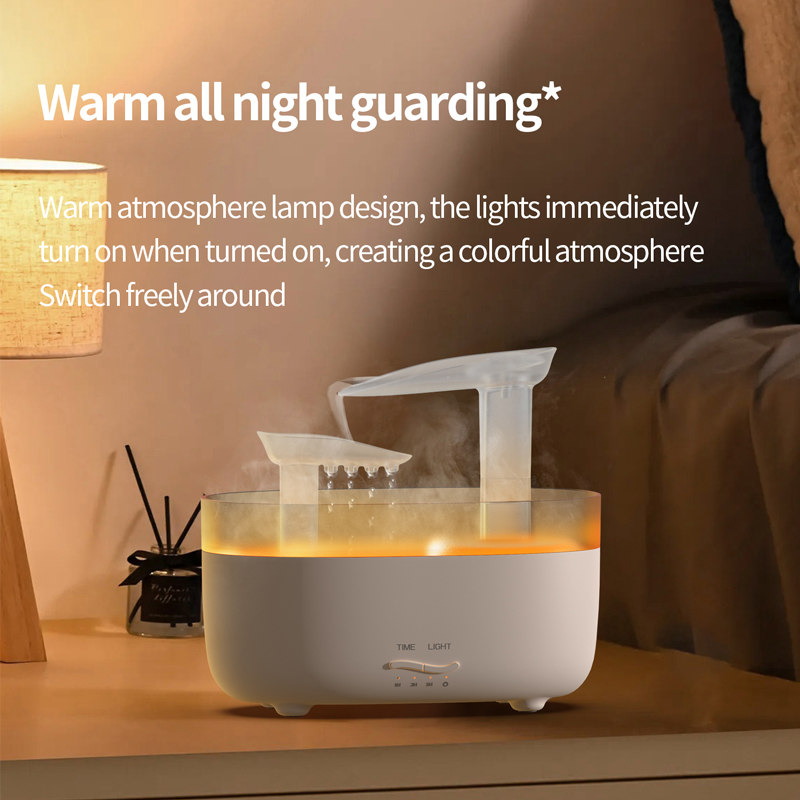 175 Landscape Aroma Diffuser Manufacturer, 250ml Humidifier with Warm Atmosphere Lamp