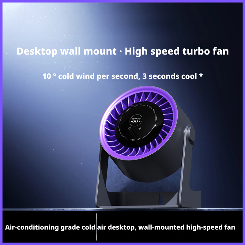 Model HX-F366B High-Capacity Desk Fan, OEM/ODM Supported, with Adjustable Stand