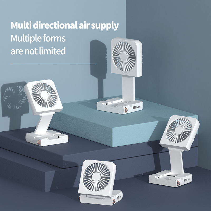 Model 146 Ultra-Thin Portable Fan, OEM/ODM Supported, White/Pink/Green Options