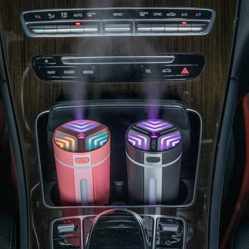 LA-0640 Aroma Humidifier, OEM/ODM Supported, 2-in-1 Car Humidifier & Air Purifier