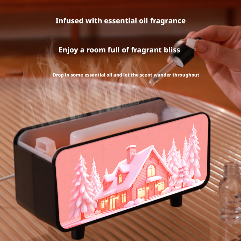 LA-0659 Aroma Humidifier, OEM/ODM Supported, 2-in-1 Humidifier & Mood Lamp