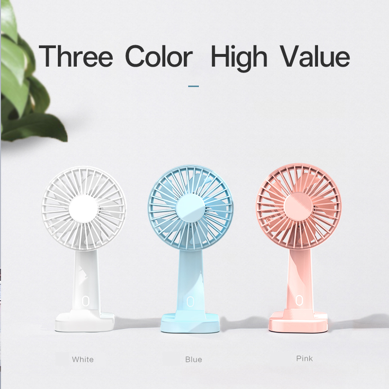 Model 801 Desktop-Compatible Handheld Fan Supplier, Pastel Color Options, Bulk Orders Supported