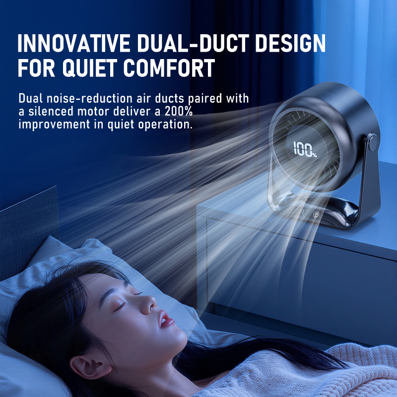 HY-F11 Desktop Circulation Fan | 4000mAh, Multi-Angle Adjustable, 3 Colors Factory