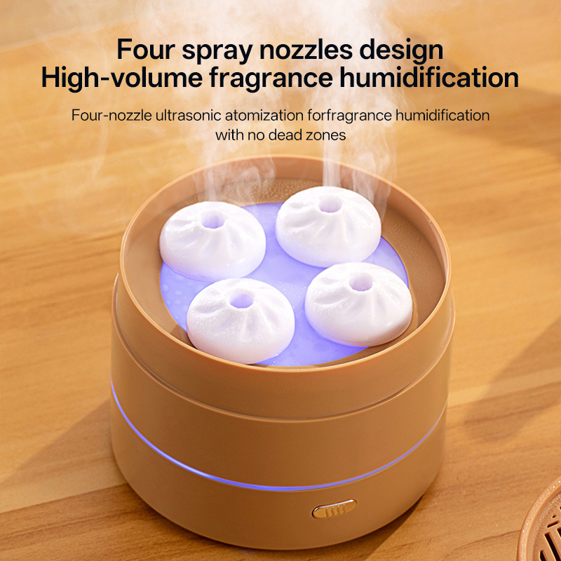 LA-0628 USB-Powered Essential Oil Diffuser, Traditional Chinese Dim Sum Basket Effect
