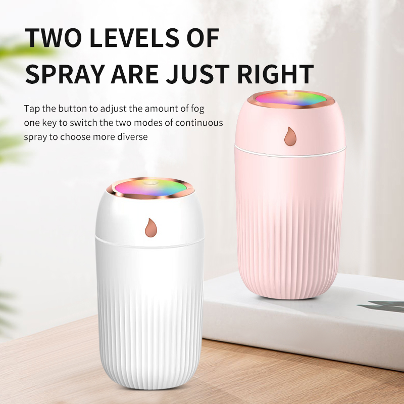 X6 7-Color LED Humidifier Manufacturer, 420ml Cup Design