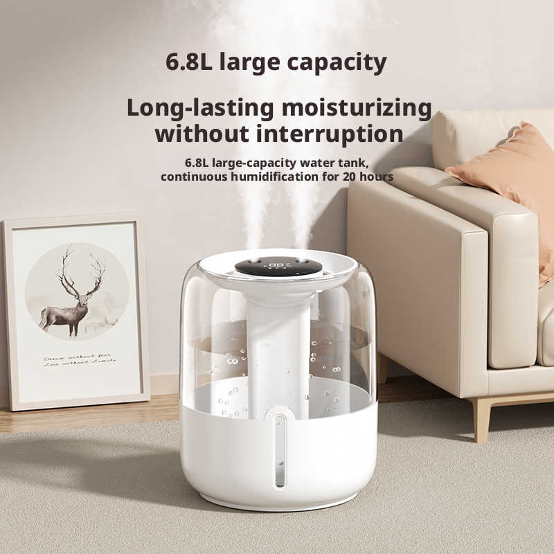 K16 Dual Nozzle Humidifier Manufacturer, 6.8L Large Capacity