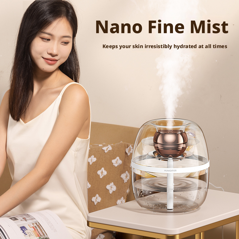 K30 Dual Nozzle Humidifier Manufacturer, 3L Large Transparent Tank