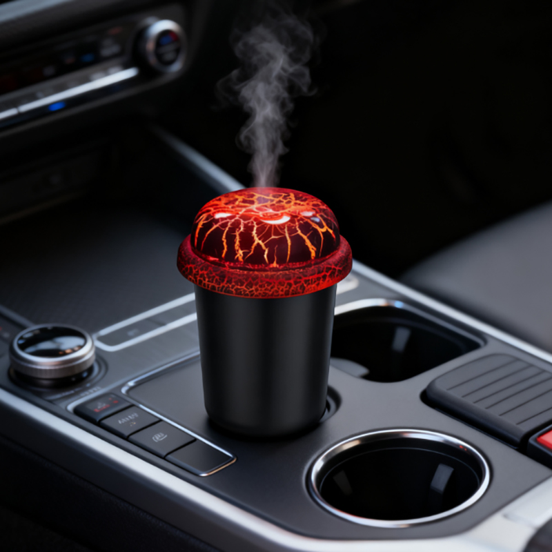 Model 808 Cracked Effect Humidifier Manufacturer, 300ml Portable USB Cool Mist Humidifier