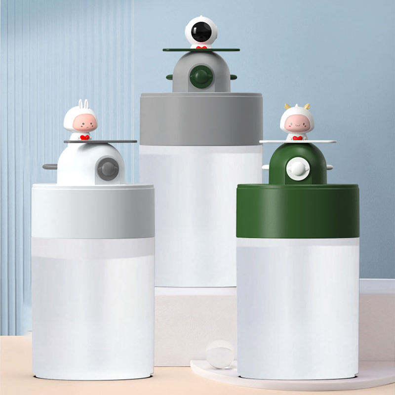 Model D855 Humidifier Manufacturer, 250ml Cute Cartoon Humidifier with Bunny/Deer Figure