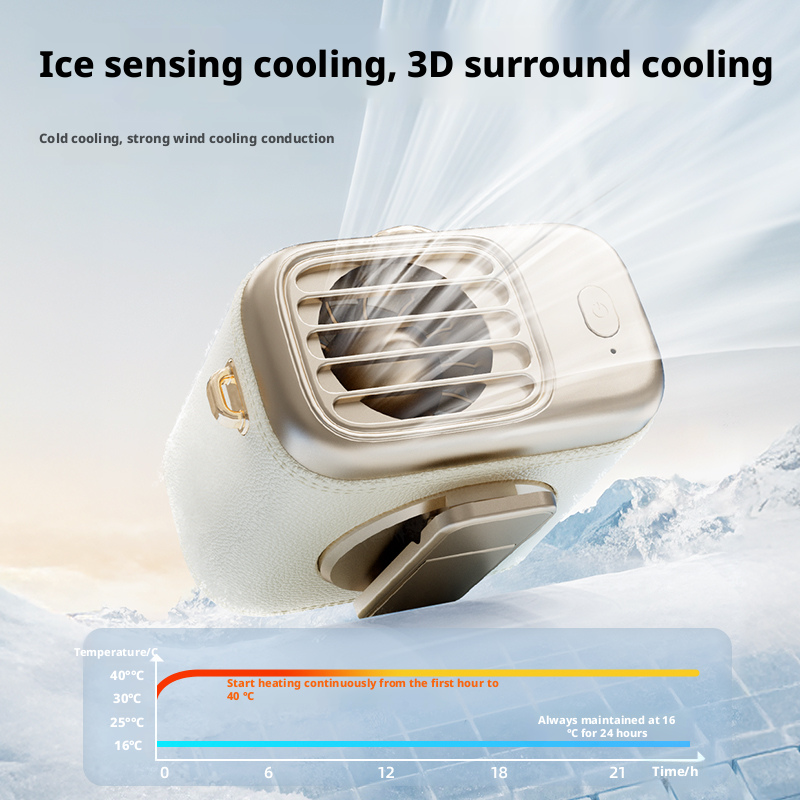 Model K35 4000mAh Rechargeable Fan, Factory Direct, Type-C Charging & 4-14H Runtime