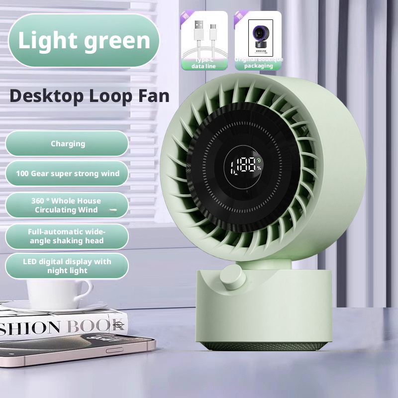 Model HX-F309 Gentle Airflow Desk Fan Supplier, Bulk Orders Supported, Muted & Comfortable