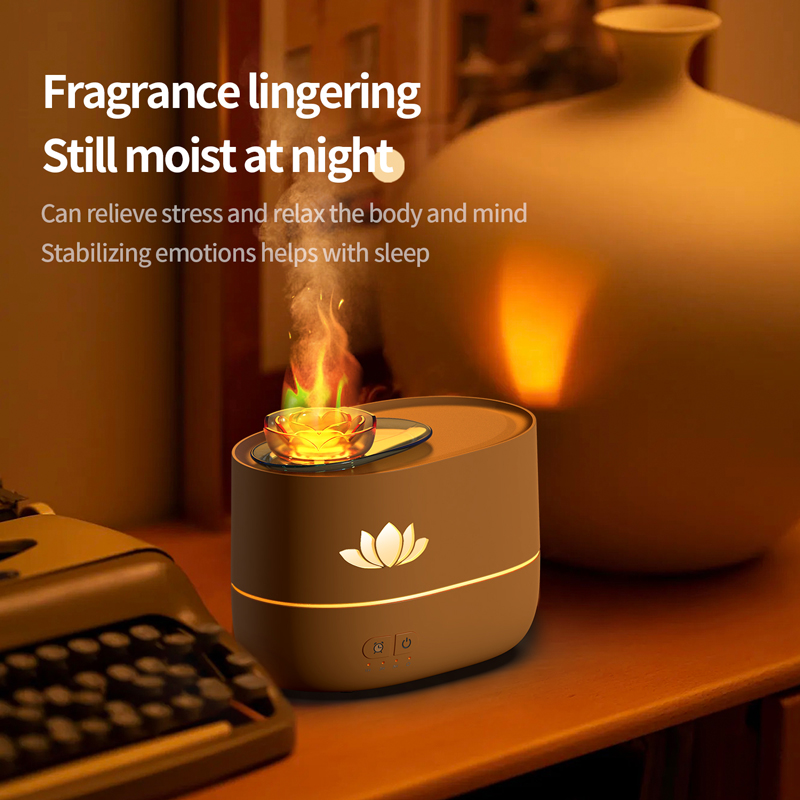 161 Lotus Aroma Diffuser Manufacturer, 350ml Humidifier with Intelligent Timing