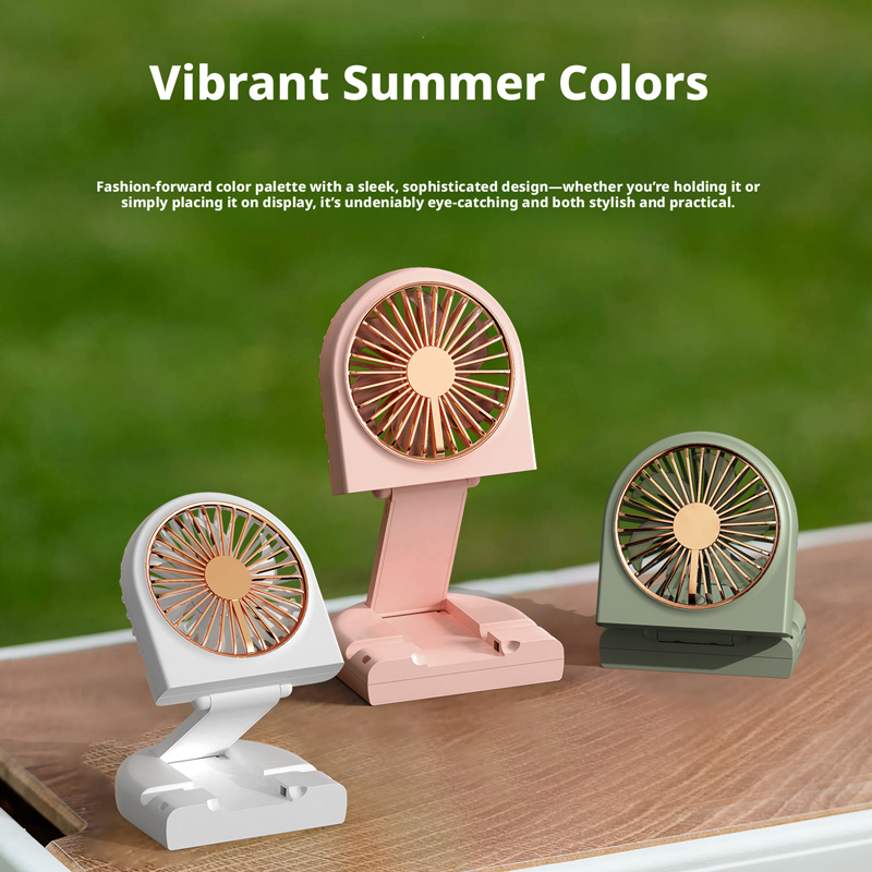 Model 147 Versatile Stylish Fan, OEM/ODM Supported, White/Pink/Green Options