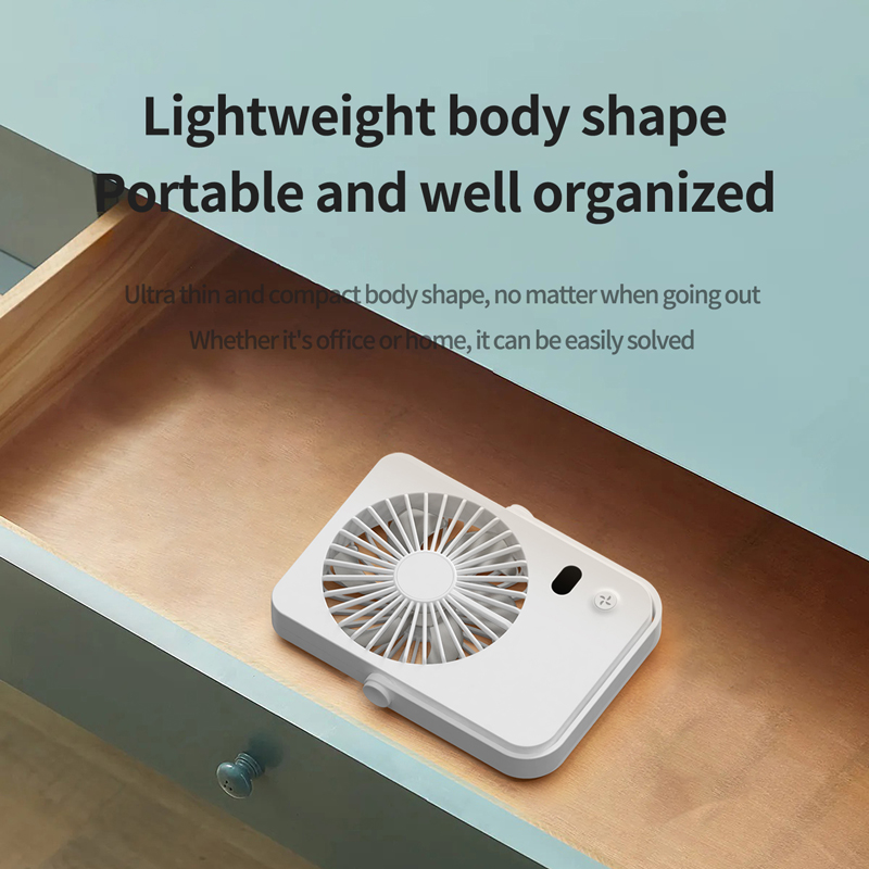 Model 180 Ultra-Thin Portable Fan, OEM/ODM Supported, with 1200mAh Battery