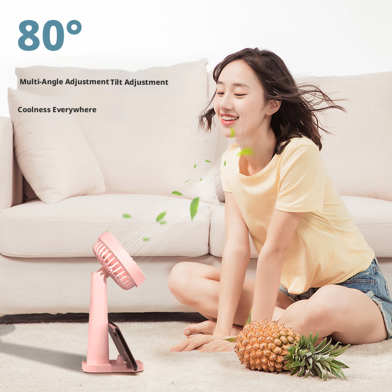 Model 801 Desktop-Compatible Handheld Fan Supplier, Pastel Color Options, Bulk Orders Supported
