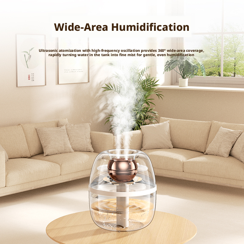 K30 Dual Nozzle Humidifier Manufacturer, 3L Large Transparent Tank