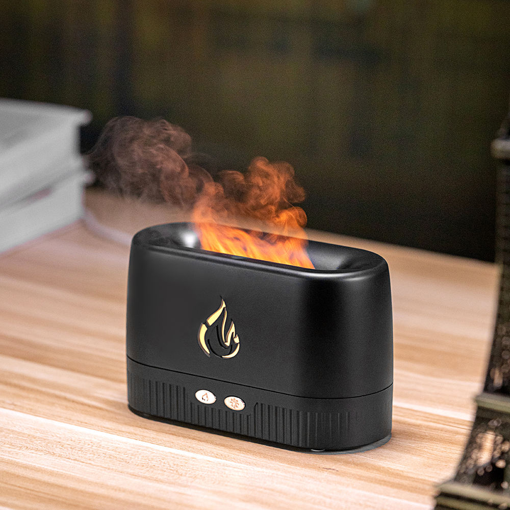 Model LA-0630 Warm Flame Aroma Diffuser Manufacturer, 200ml with Fire Effect Light