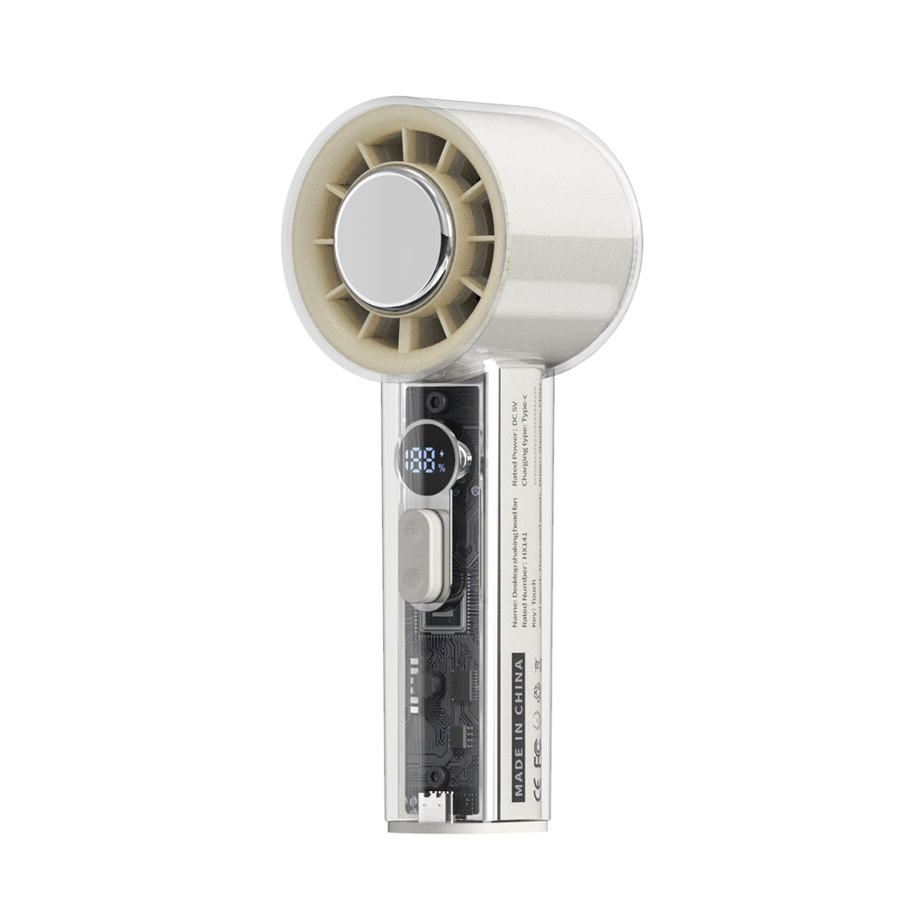 Model HX-F331B Black Technology Refrigeration Handheld Fan Supplier, Compact & Powerful, Bulk Orders Supported