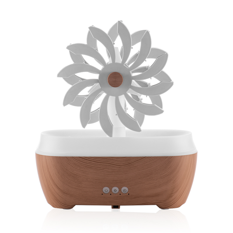 278/V57 Windmill Aroma Diffuser Manufacturer, 300ml Rotating Humidifier with Remote Control