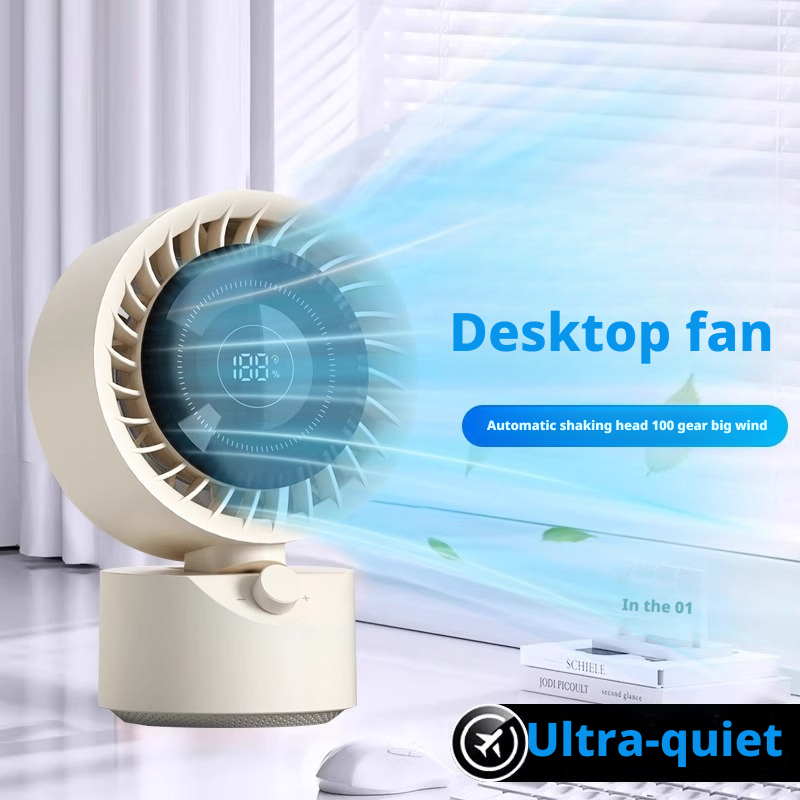 Model HX-F309 Gentle Airflow Desk Fan Supplier, Bulk Orders Supported, Muted & Comfortable