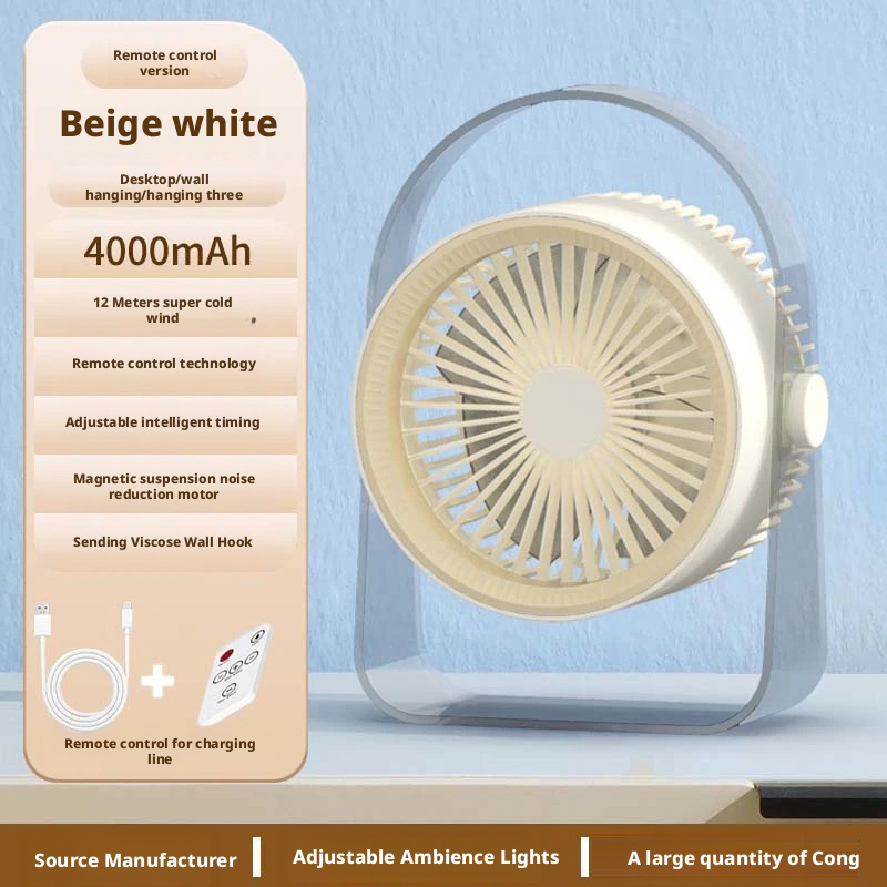 Model HX-F316A Stylish Desk Fan Supplier, Bulk Orders Supported, with Transparent Frame