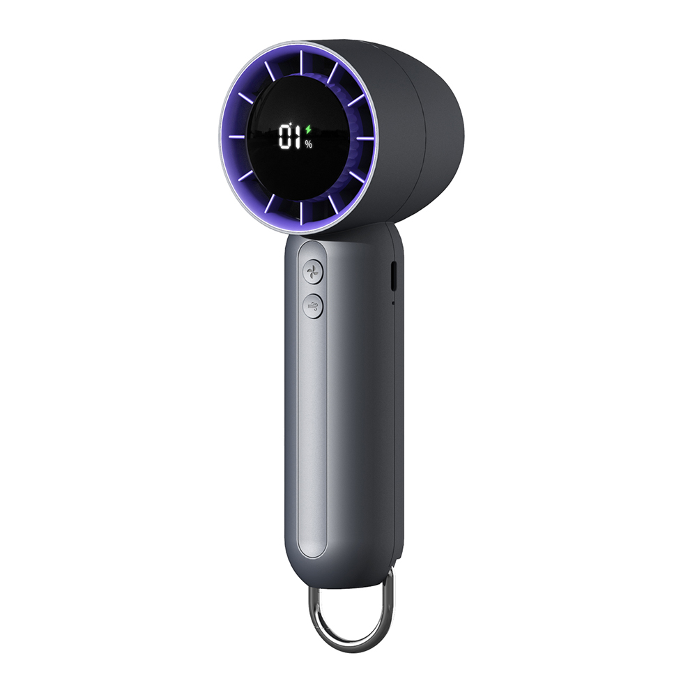 Model HX-136B USB Rechargeable Handheld Fan, OEM/ODM Supported, Personal Turbo Cooling Fan