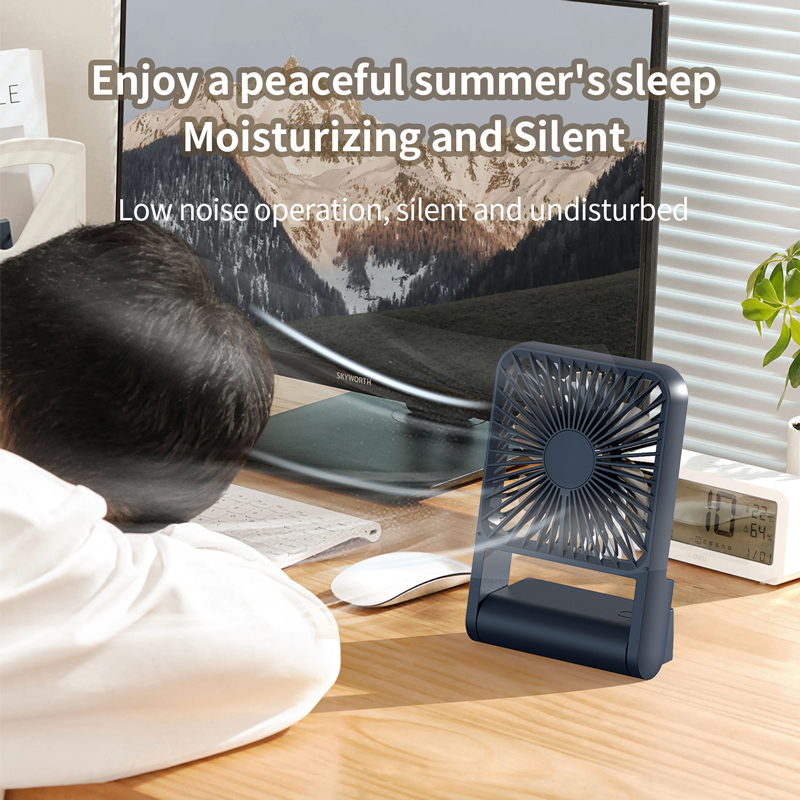 Model 123 Versatile Desk Fan, OEM/ODM Supported, Wide-Angle Adjustable Airflow