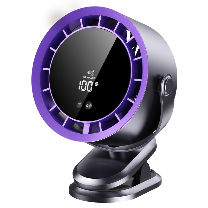 Model S16 Multi-Use Clip Fan with Digital Display, Factory Direct, 5W Rated Power