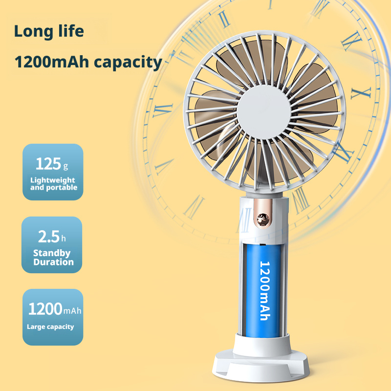 Model 931 Bright Color Handheld Fan Supplier, Desktop-Compatible, Bulk Orders Supported