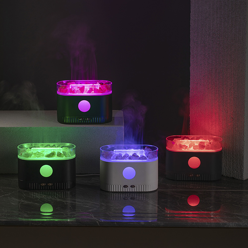 LA-0630-3 Crystal Rock Aroma Humidifier Manufacturer, Himalayan Salt Stone Design