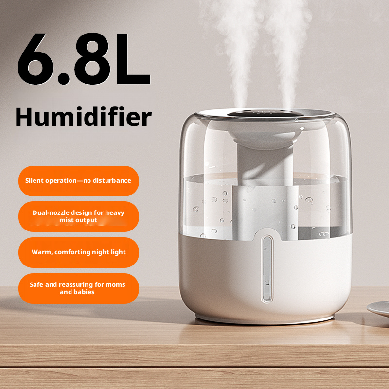 K16 Dual Nozzle Humidifier Manufacturer, 6.8L Large Capacity